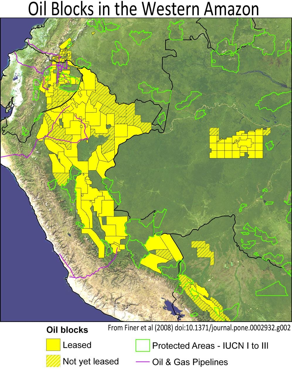 ਪੇਰੂ ਐਮਾਜ਼ਾਨ rainforest ਨਕਸ਼ਾ