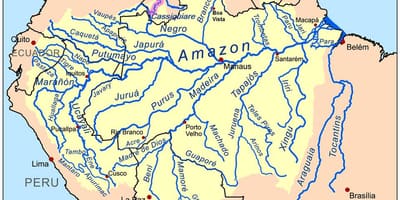 ਦਰਿਆ ਵਿਚ Peru ਦਾ ਨਕਸ਼ਾ