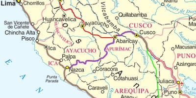 ਨਕਸ਼ਾ ਦੇ cusco ਪੇਰੂ